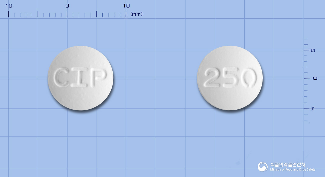 싸이프로신정250mg(시프로플록사신염산염수화물)