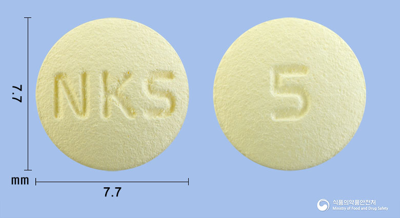 넥스페나신정5mg(솔리페나신숙신산염)