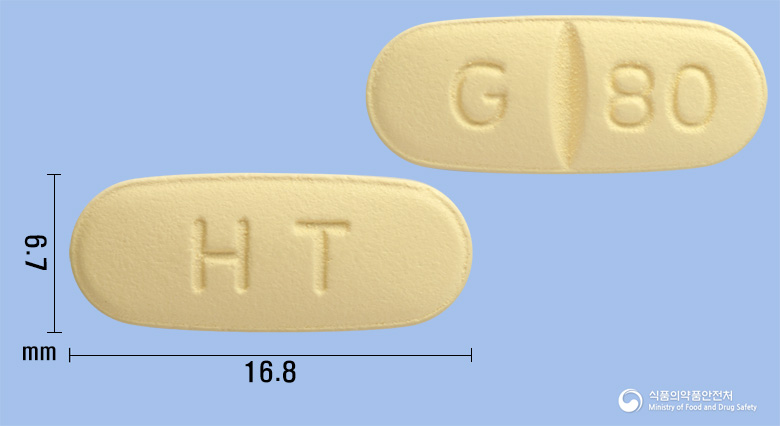 가오브릭정80mg(페북소스타트)