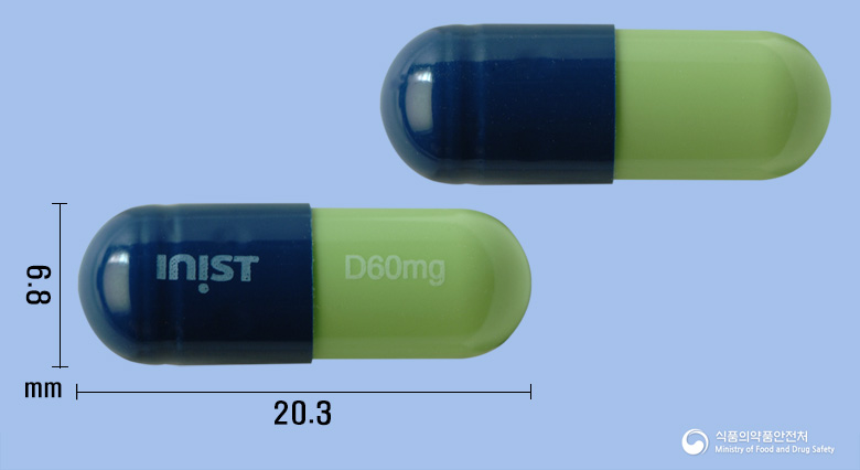 두리세틴캡슐60mg(둘록세틴염산염)