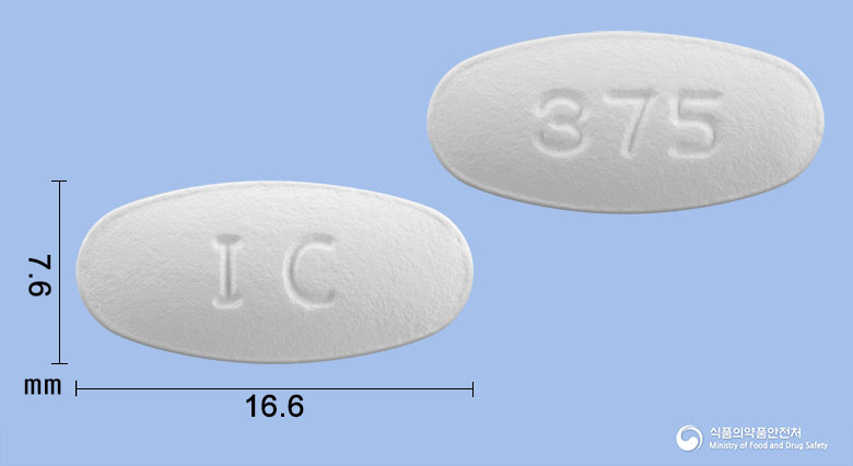 아목크라정375mg(아목시실린-클라불란산칼륨)