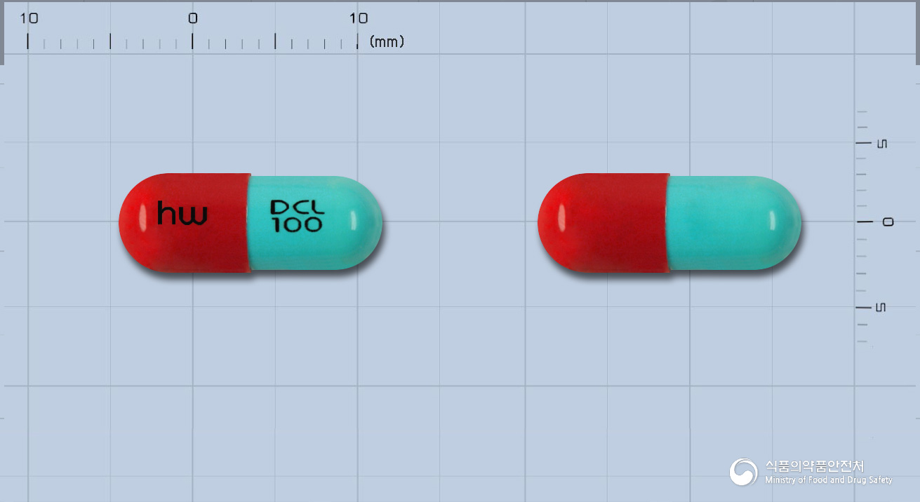 하원독시사이클린캡슐100mg(독시사이클린하이클레이트수화물)(수출용)